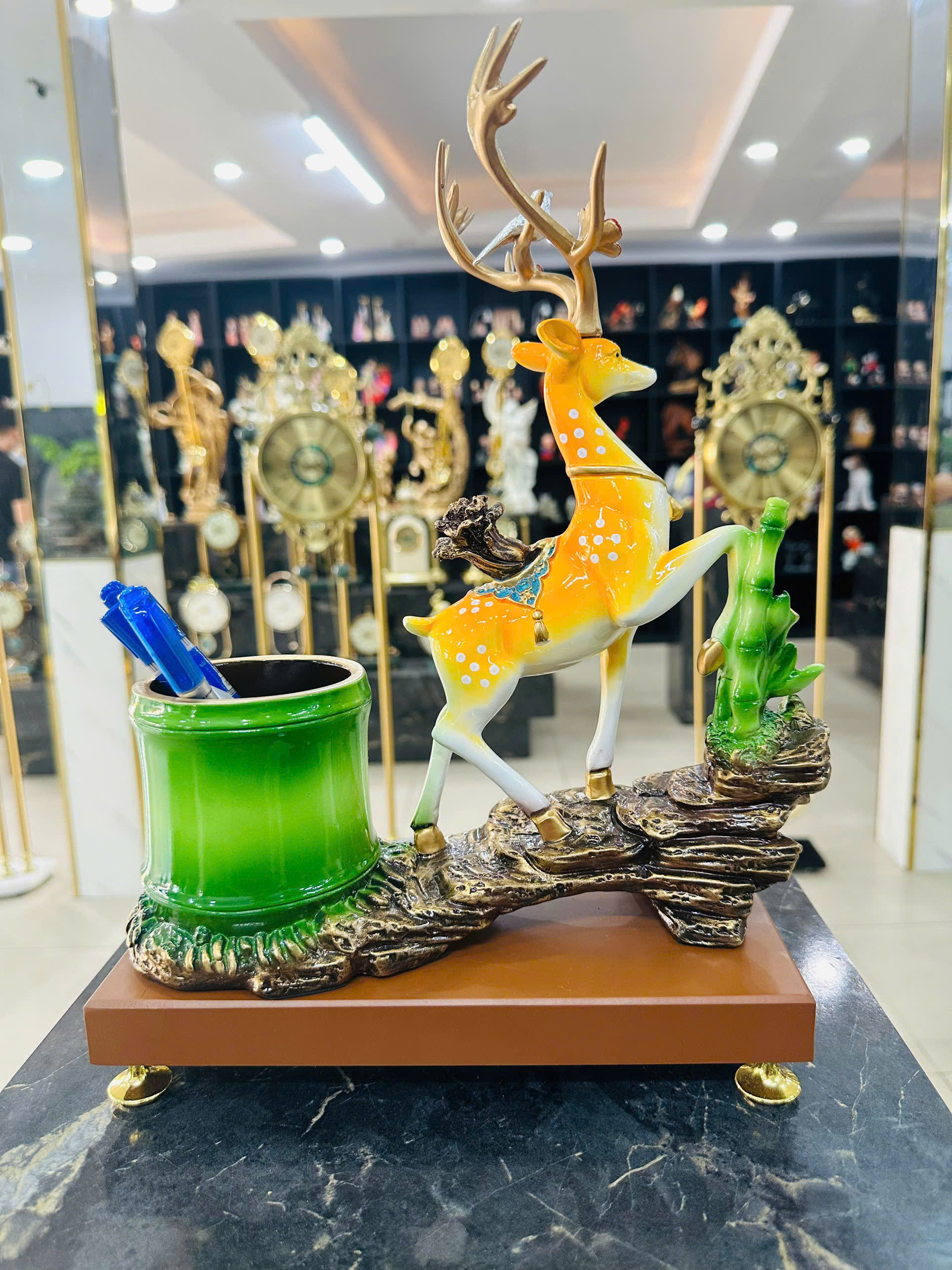 Đồ Trang Trí Tiểu Cảnh Trong Nhà Hình Con Vật Model 310 – Màu Cam