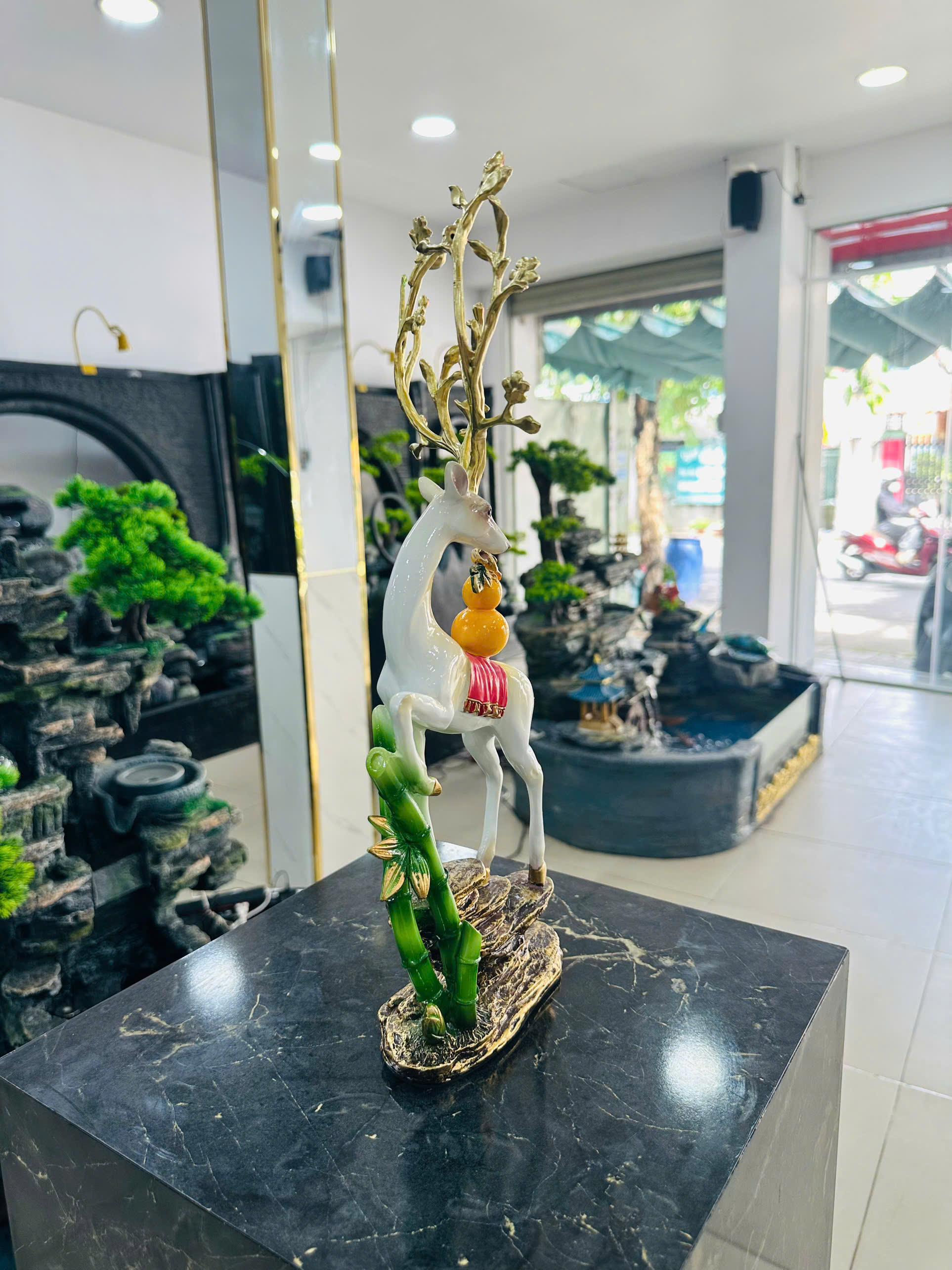 Đồ Trang Trí Tiểu Cảnh Trong Nhà Hình Con Vật Model HS018 – Màu Vàng