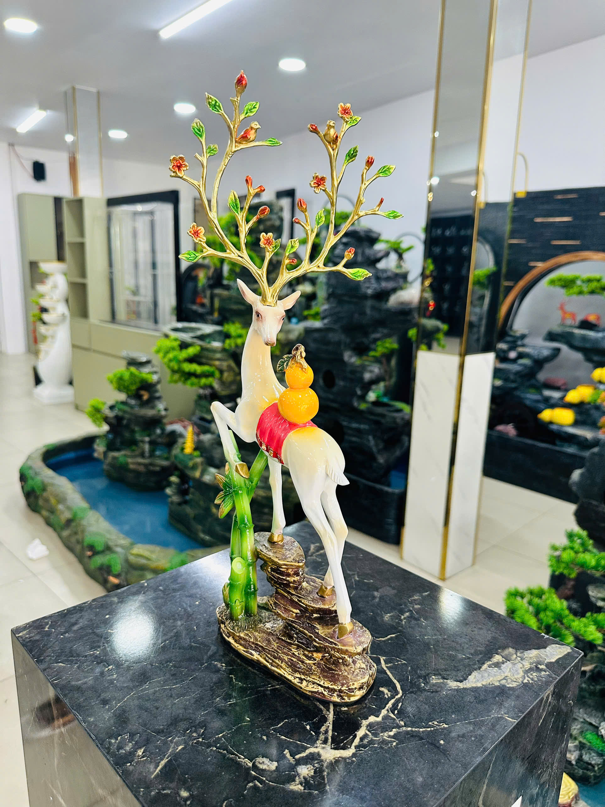 Đồ Trang Trí Tiểu Cảnh Trong Nhà Hình Con Vật Model HS018 – Màu Vàng