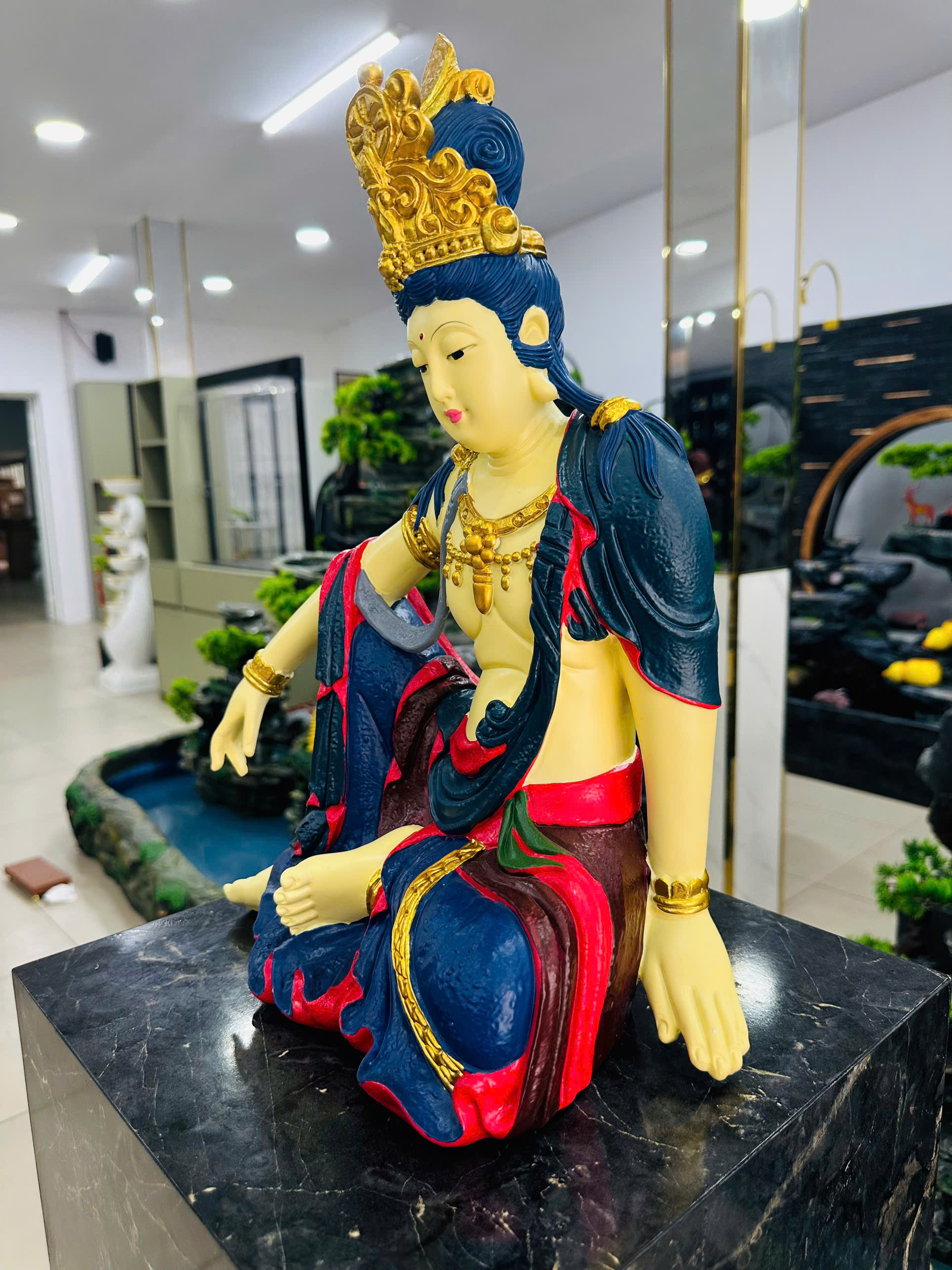 Đồ Trang Trí Tiểu Cảnh Trong Nhà Hình Con Người Model QA01