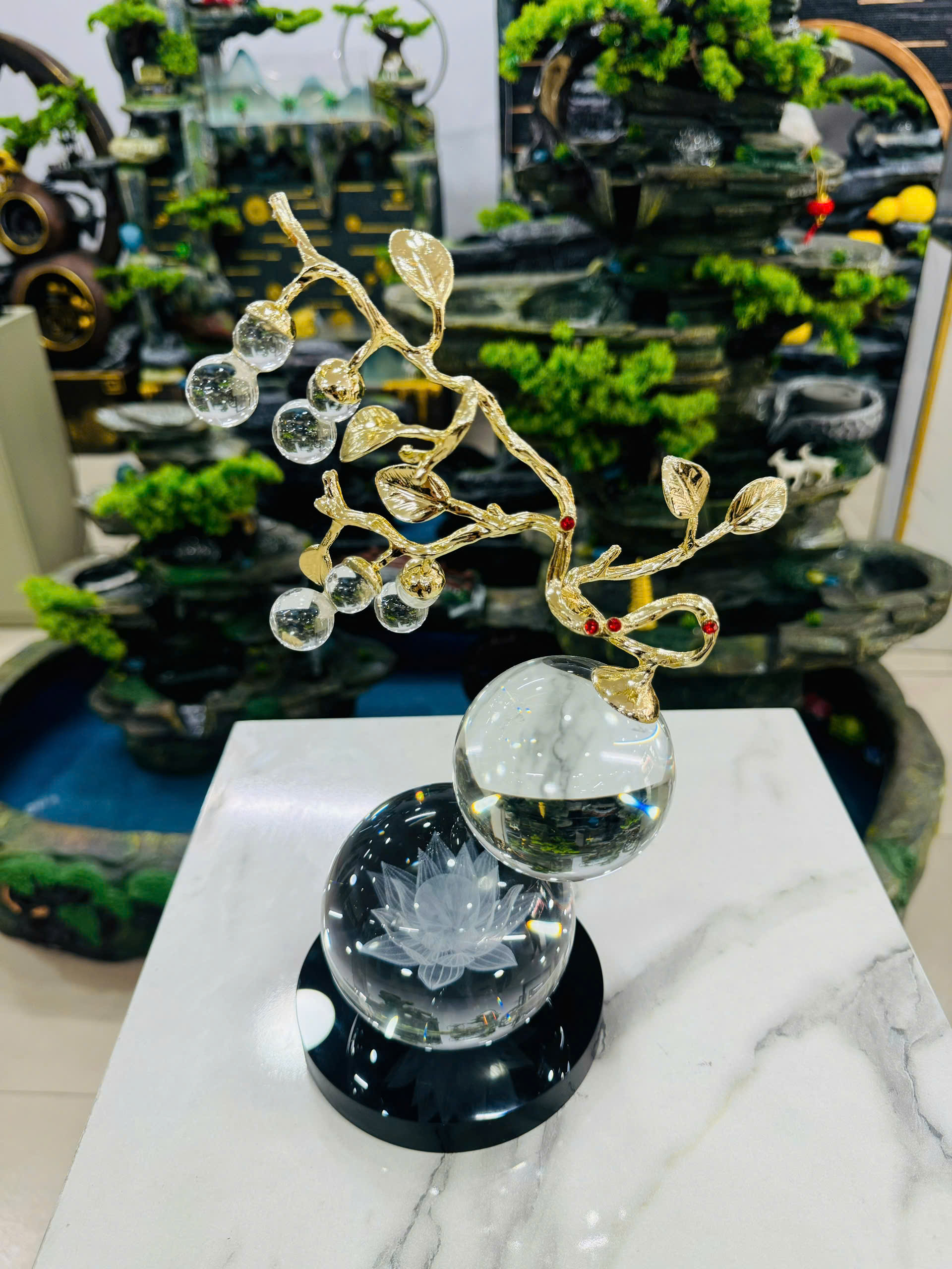 Đồ Trang Trí Tiểu Cảnh Trong Nhà Hình Cái Cây Model HL591