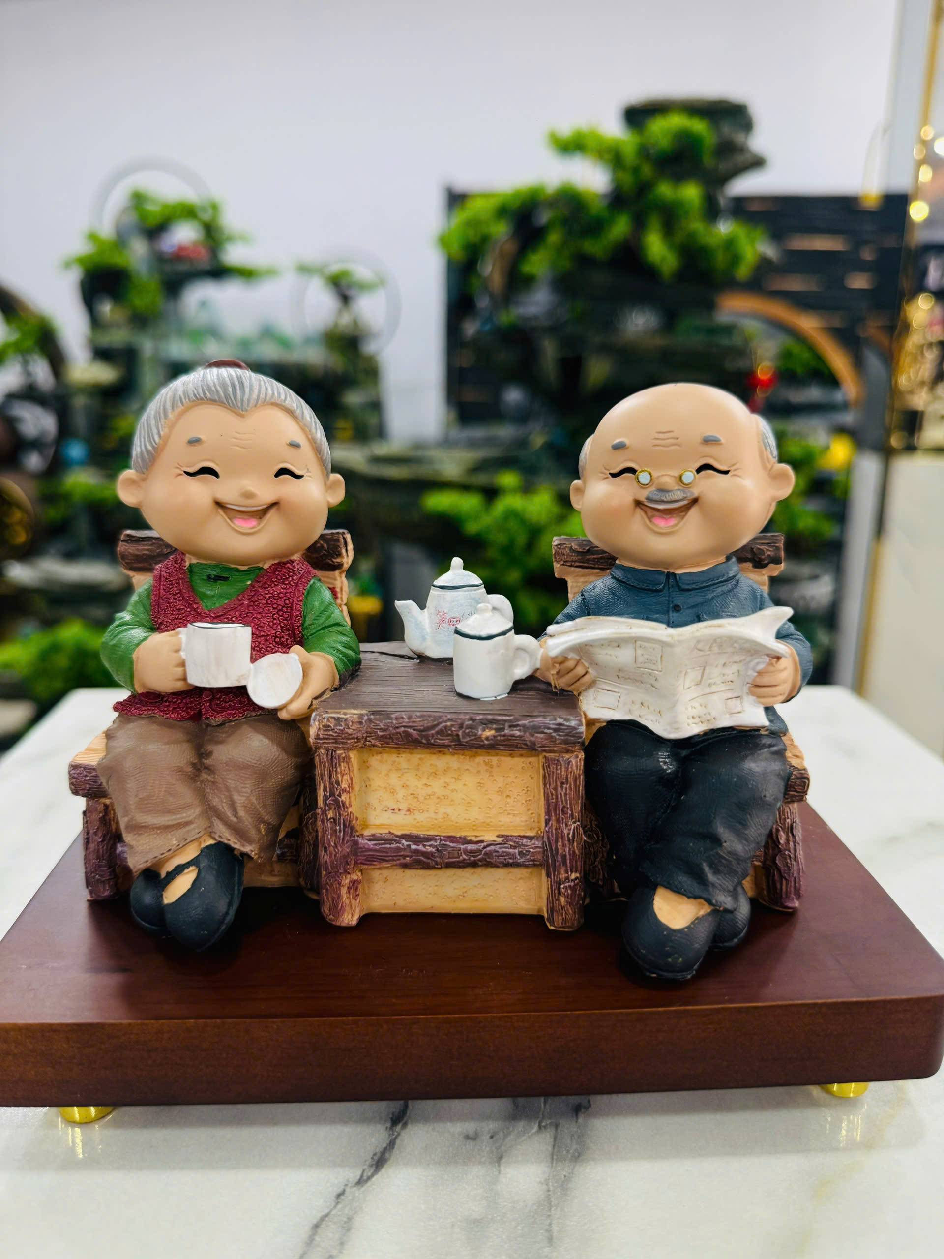Đồ Trang Trí Tiểu Cảnh Trong Nhà Hình Con Người Model 935-5