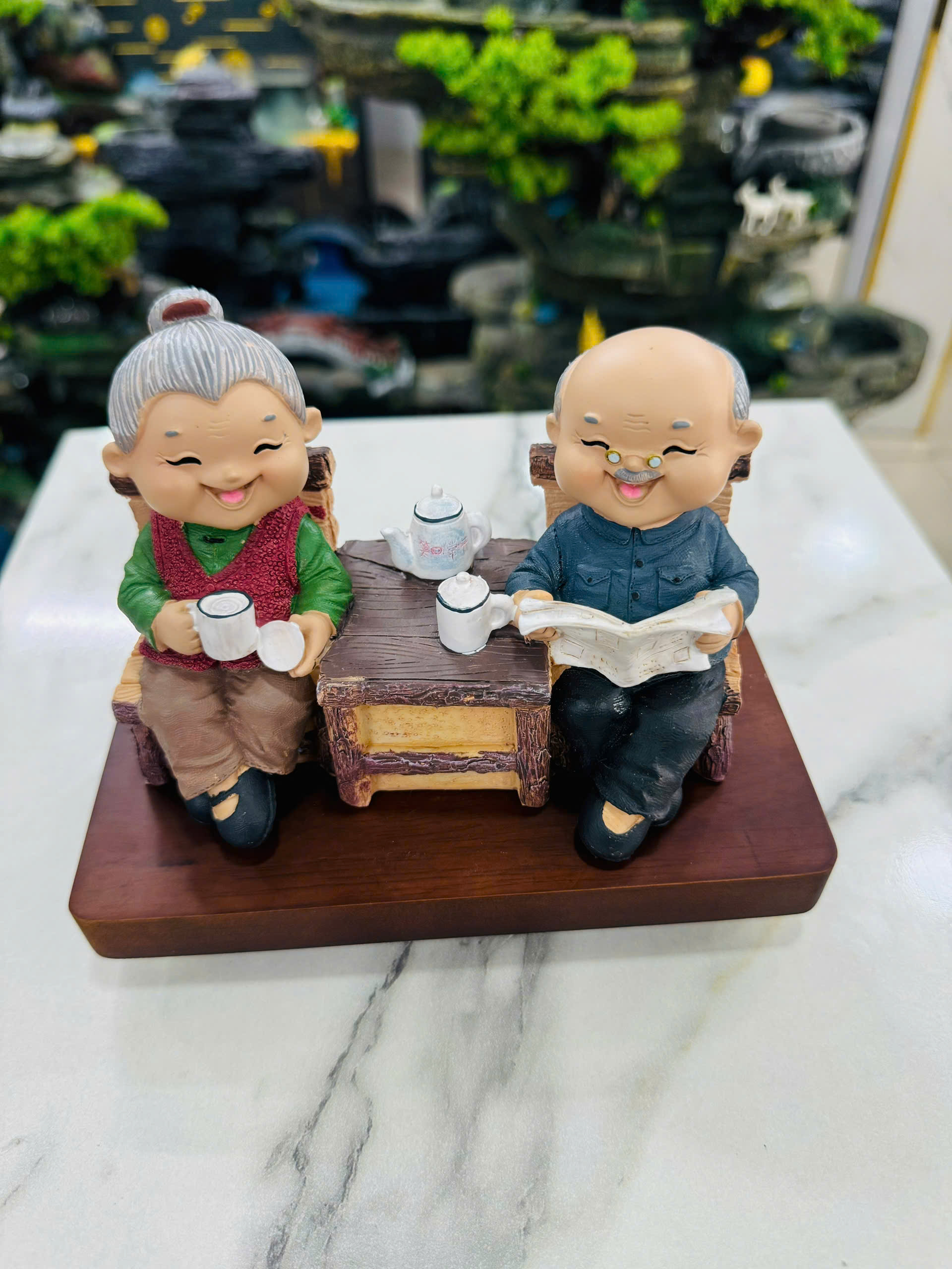 Đồ Trang Trí Tiểu Cảnh Trong Nhà Hình Con Người Model 935-5