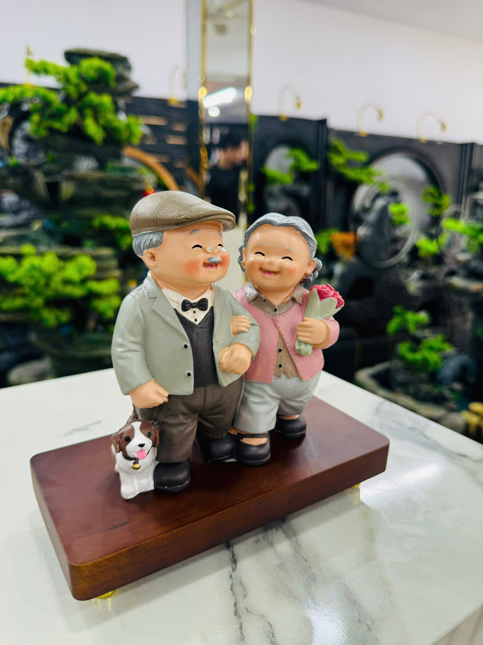 Đồ Trang Trí Tiểu Cảnh Trong Nhà Hình Con Người Model 1041-10