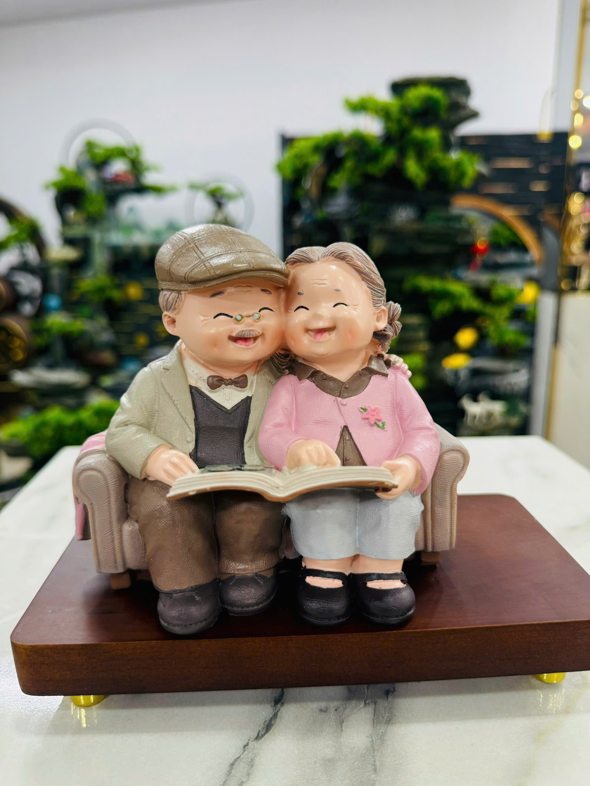 Đồ Trang Trí Tiểu Cảnh Trong Nhà Hình Con Người Model 1041-8