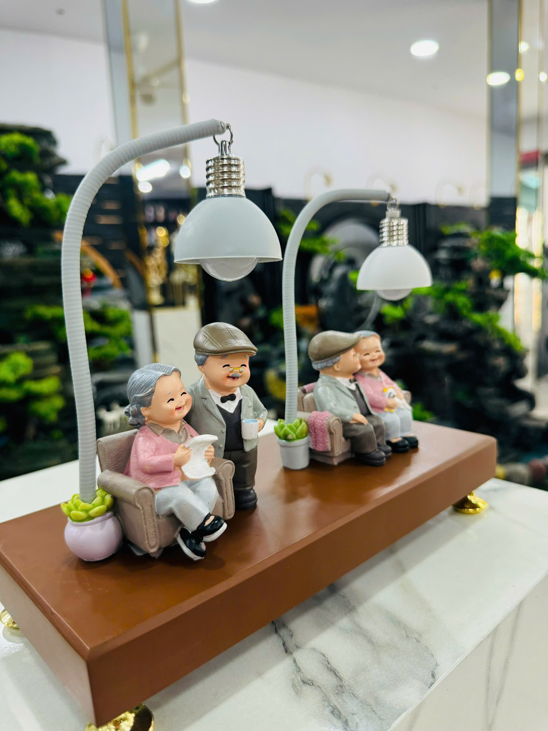 Đồ Trang Trí Tiểu Cảnh Trong Nhà Hình Con Người Model 1041-12AB