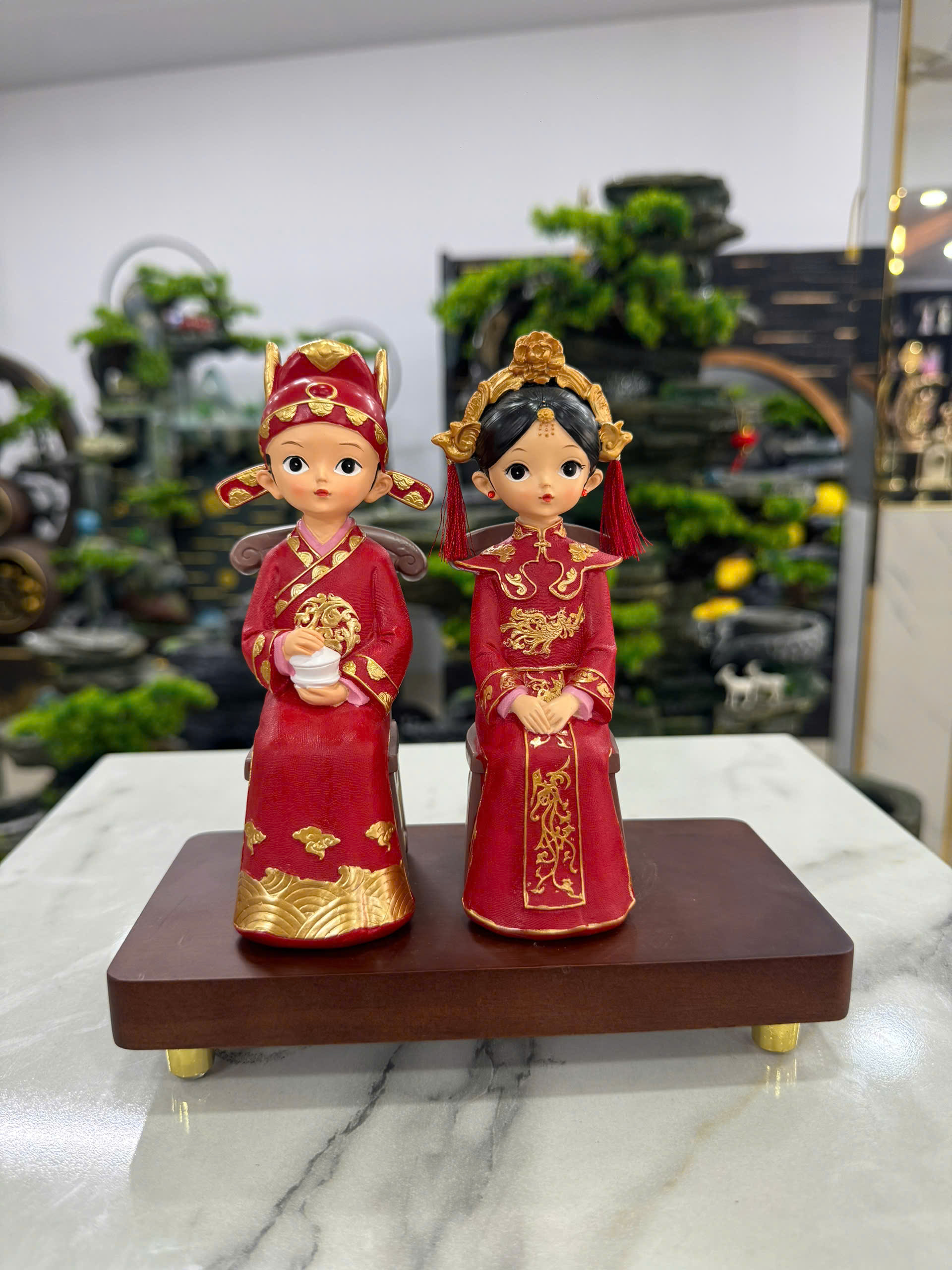 Đồ Trang Trí Tiểu Cảnh Trong Nhà Hình Con Người Model 1125-2