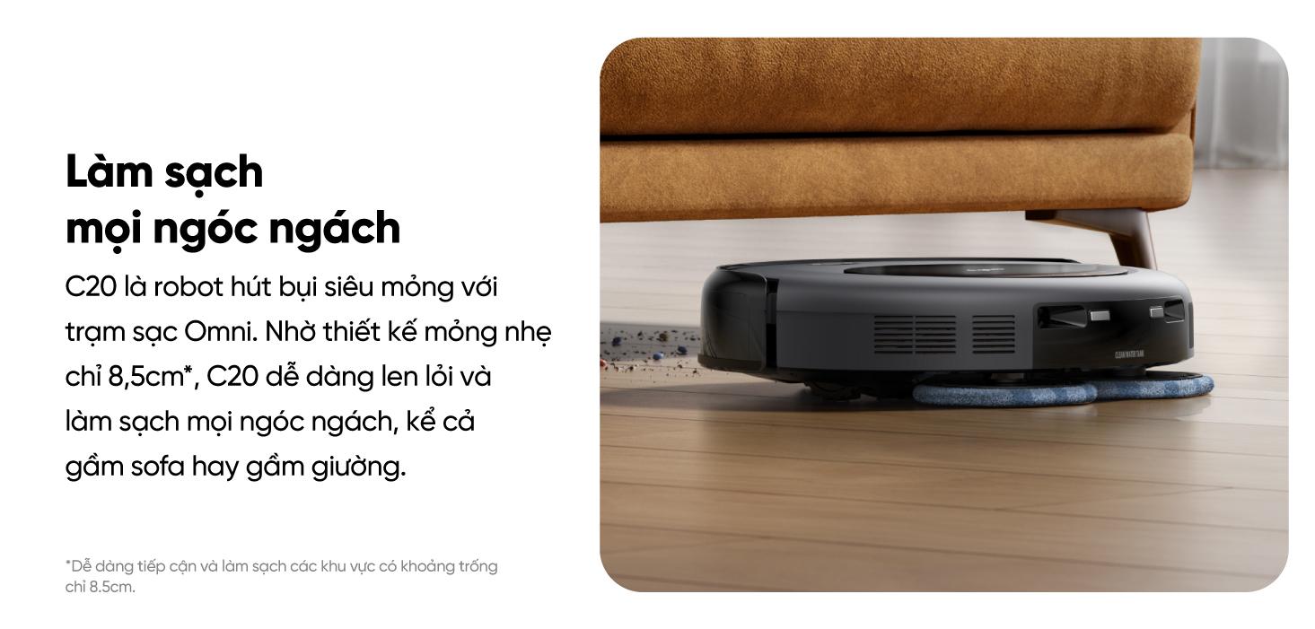 Robot hút bụi Eufy C20 Omni