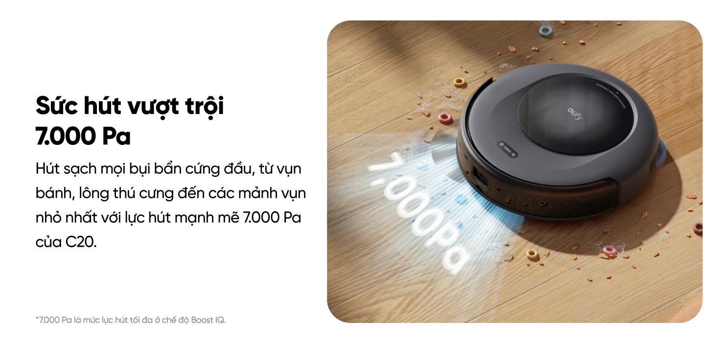 Robot hút bụi Eufy C20 Omni