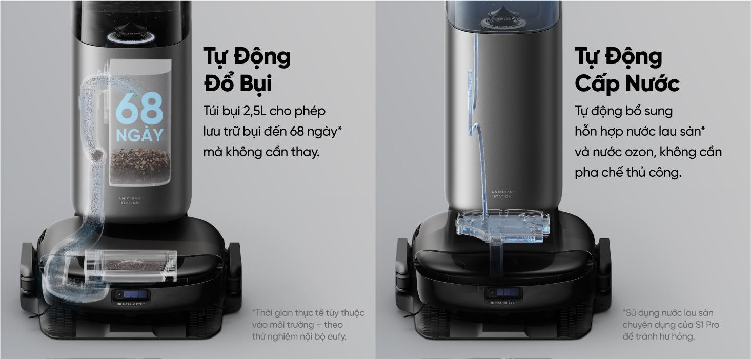 Robot hút bụi Eufy S1 Pro Omni
