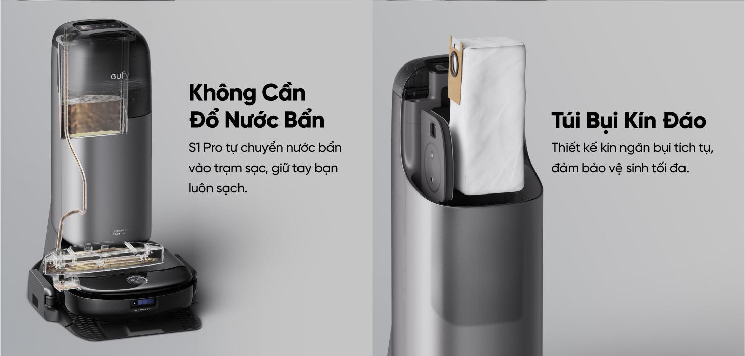 Robot hút bụi Eufy S1 Pro Omni