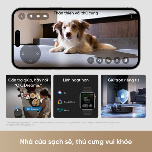 Robot hút bụi Dreame X60 Master