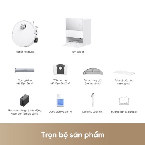 Robot hút bụi Dreame Aqua 10 Roller