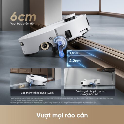 Robot hút bụi Dreame Aqua 10 Roller