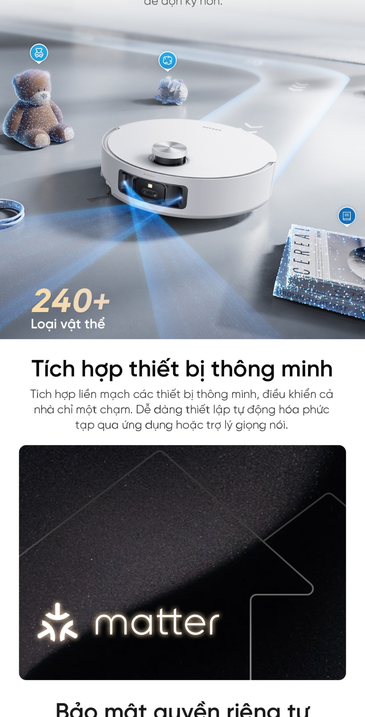 Robot hút bụi Dreame Aqua 10 Roller