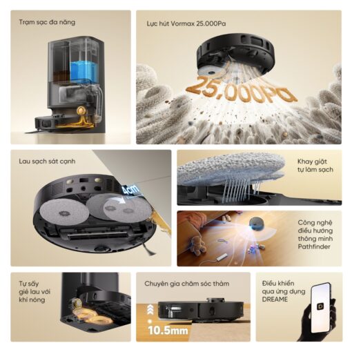 Robot hút bụi Dreame D30 Ultra