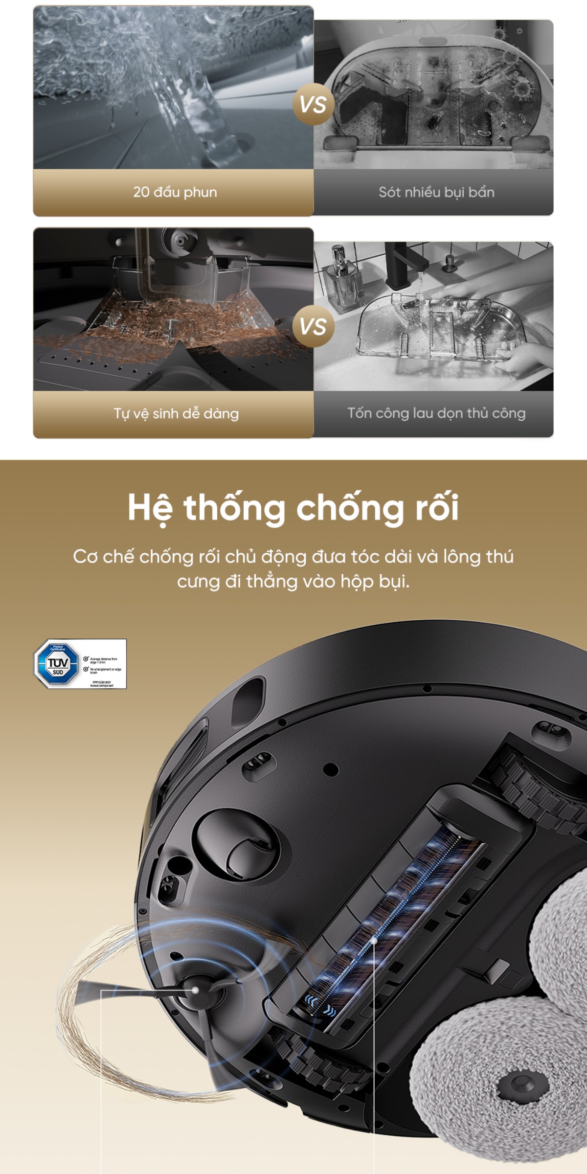 Robot hút bụi Dreame D30 Ultra CE