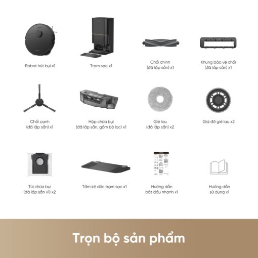 Robot hút bụi Dreame L10s Ultra Heat