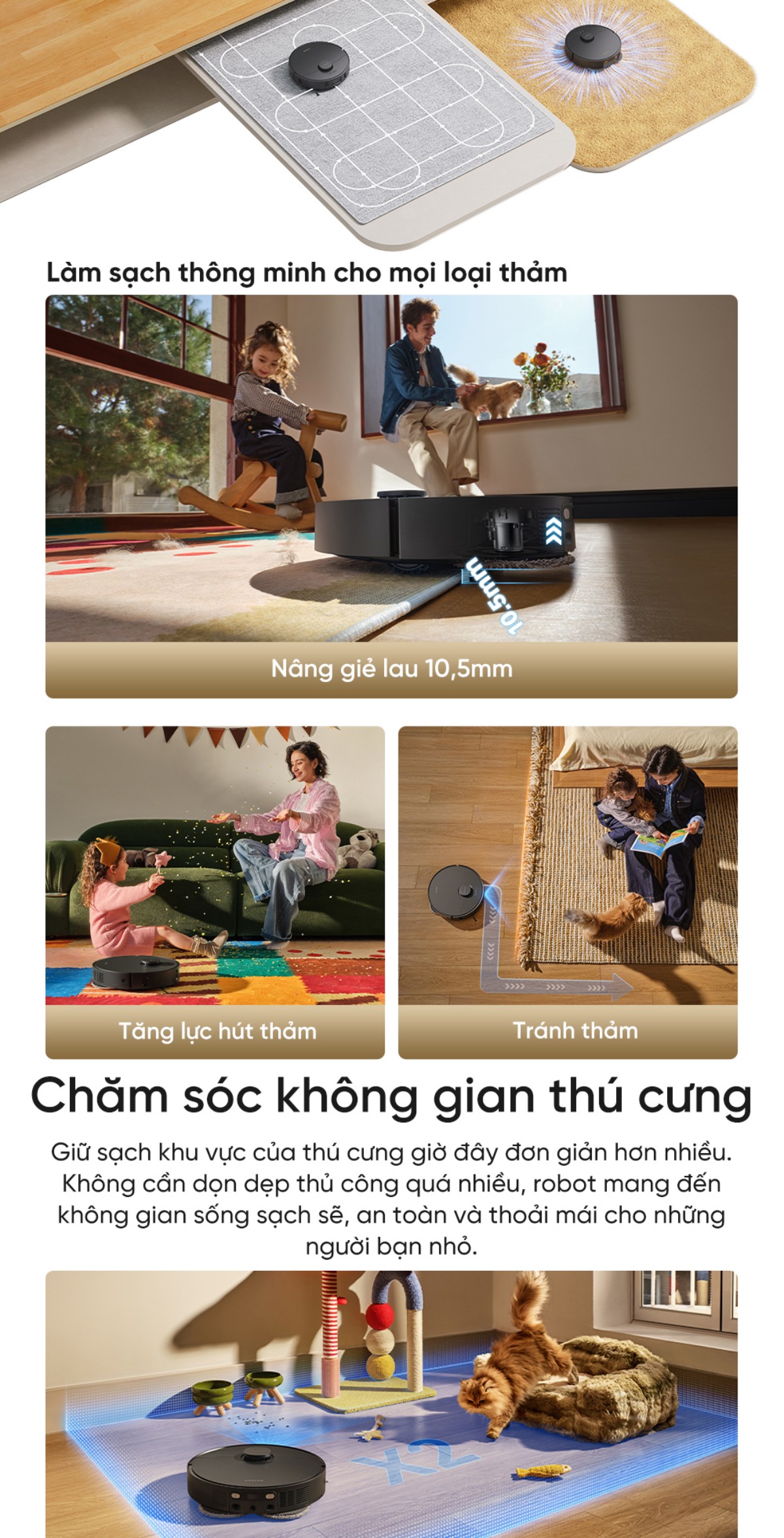 Robot hút bụi Dreame L10s Ultra Heat