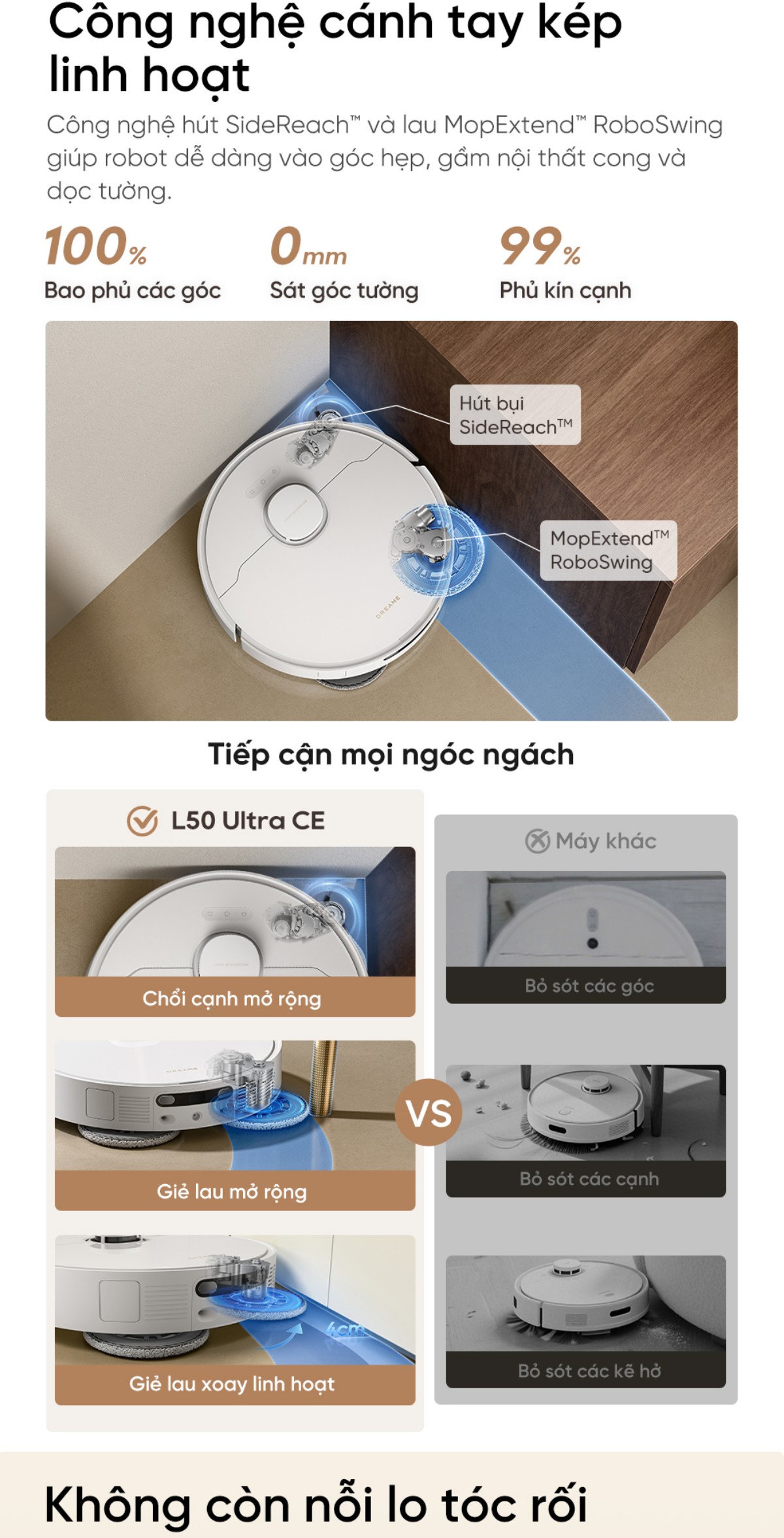 Robot hút bụi Dreame L50 Ultra CE