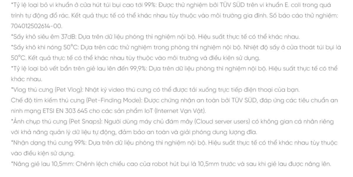 Robot hút bụi Dreame X50 Pro Ultra