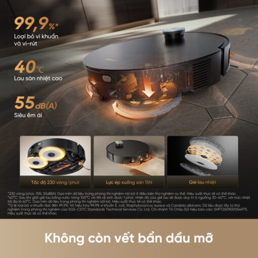 Robot hút bụi Dreame X60 Ultra
