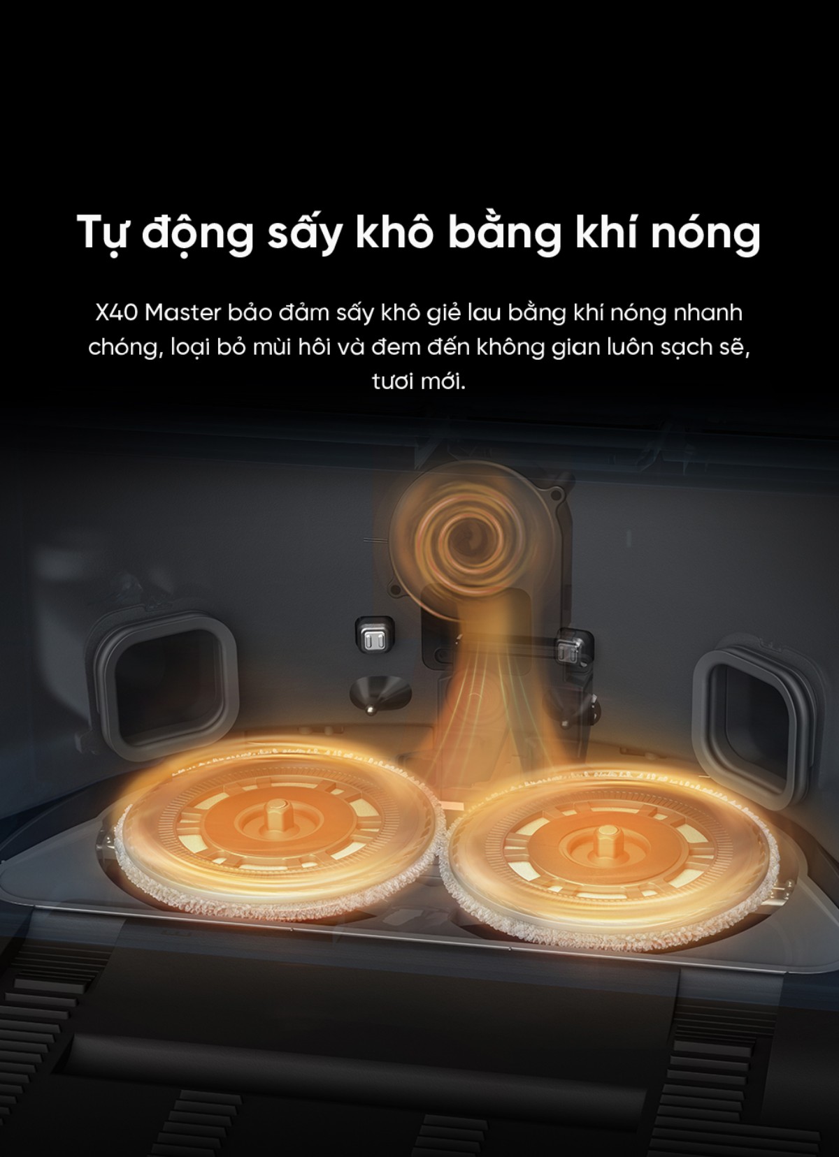 Robot hút bụi Dreame X40 Master