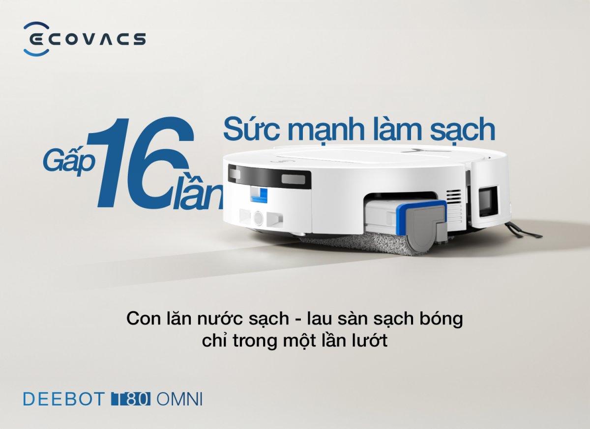 Robot hút bụi Ecovacs T80 OMNI