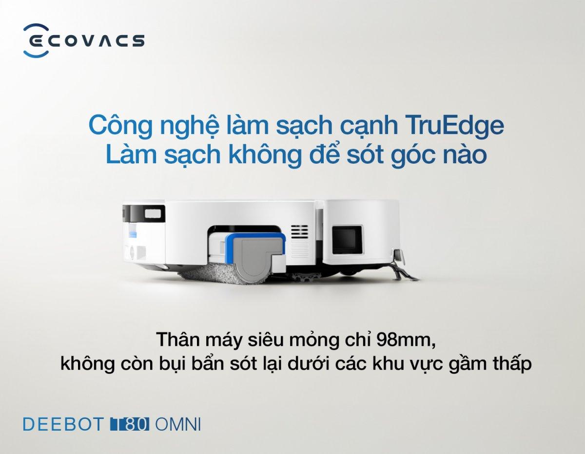 Robot hút bụi Ecovacs T80 OMNI
