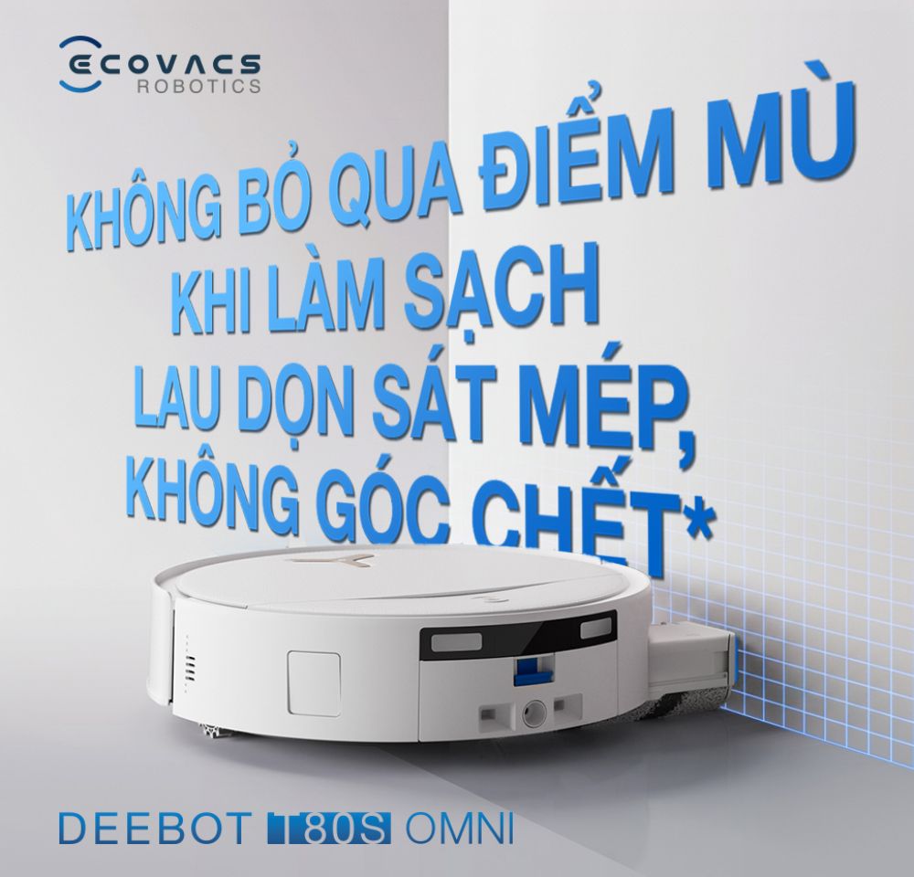 Robot hút bụi Ecovacs T80s Omni