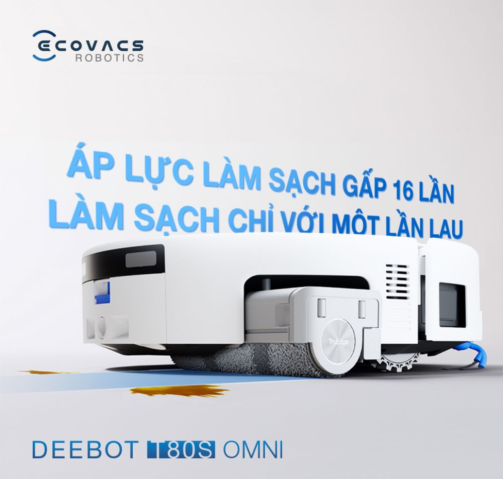Robot hút bụi Ecovacs T80s Omni