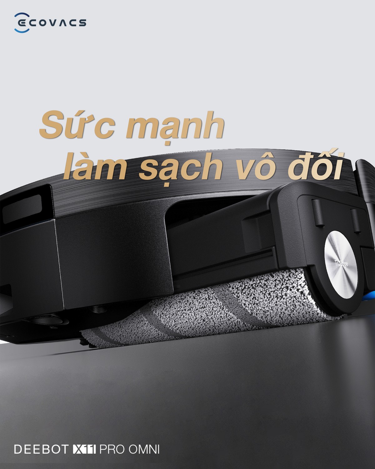 Robot hút bụi Ecovacs X11 Pro OMNI tự động cấp xả nước