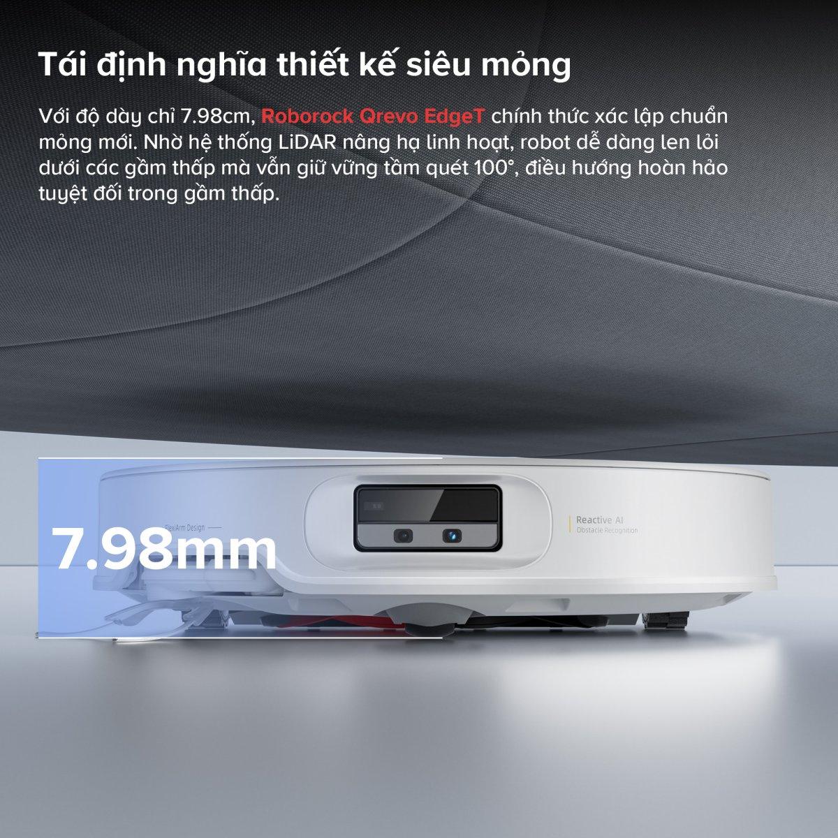 Robot hút bụi Roborock Qrevo EdgeT
