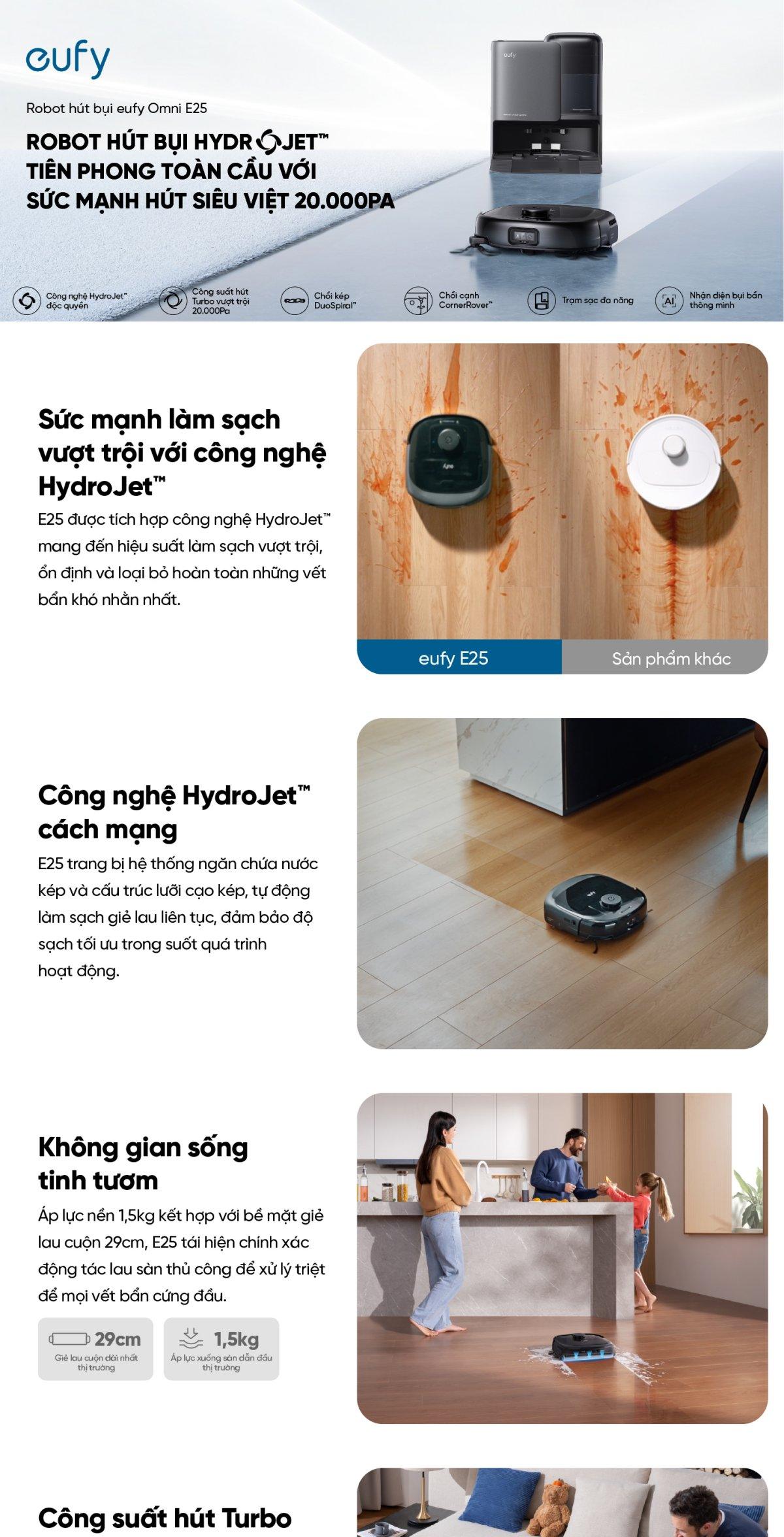 Robot hút bụi Eufy E25