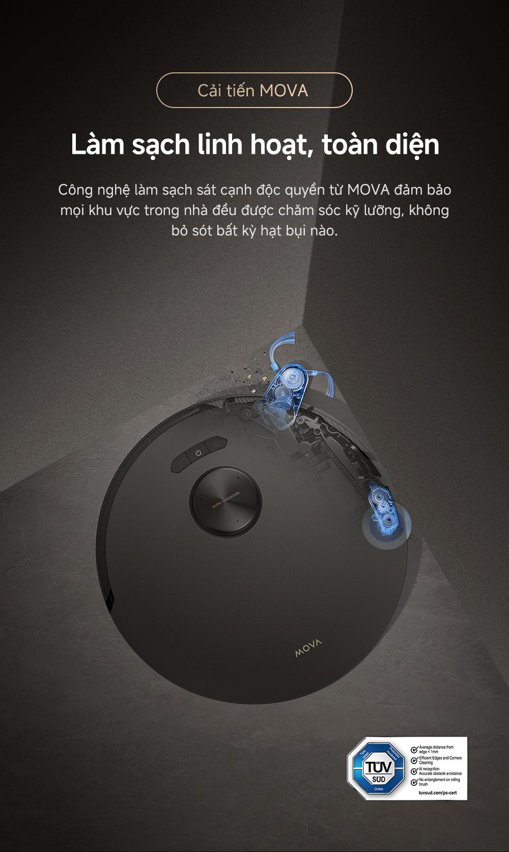 Robot hút bụi Mova Z50 Ultra