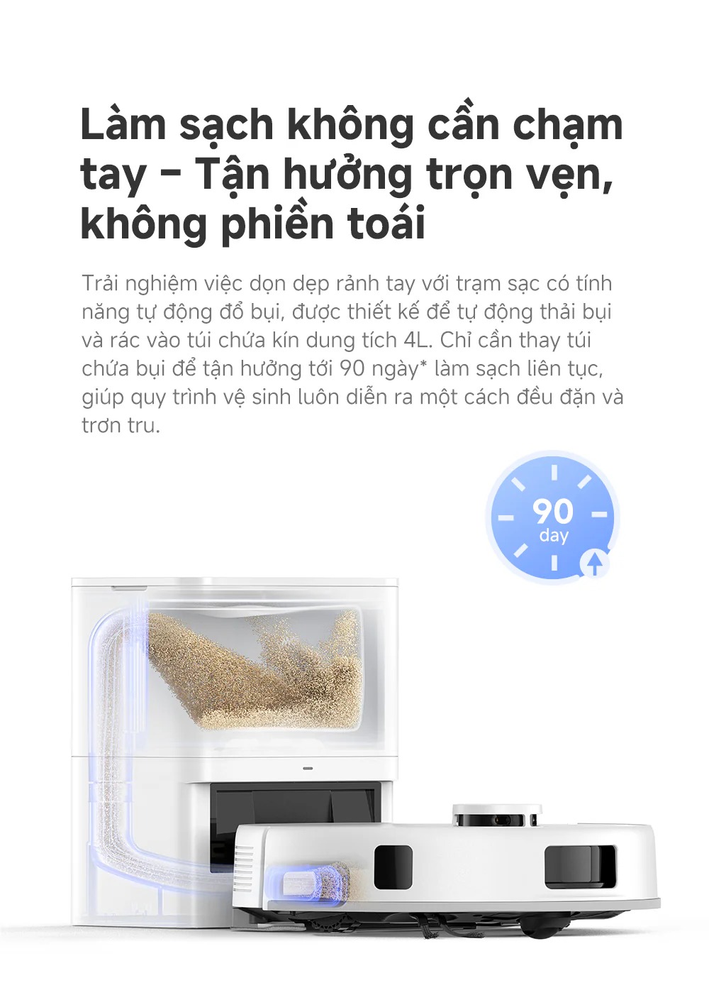 Robot hút bụi Mova E20s Pro Plus
