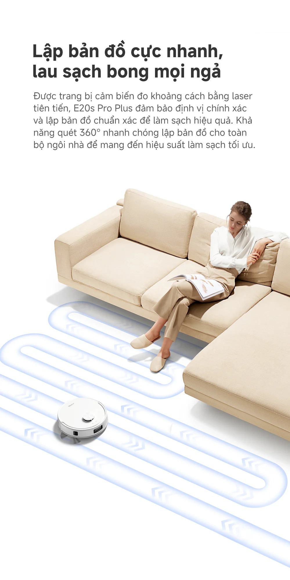 Robot hút bụi Mova E20s Pro Plus