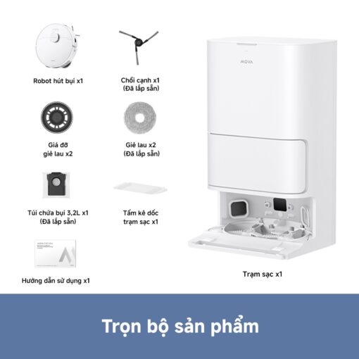 Robot hút bụi Mova E40 Ultra
