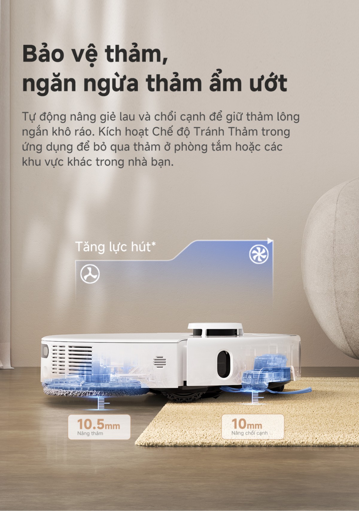 Robot hút bụi Mova P50 Ultra