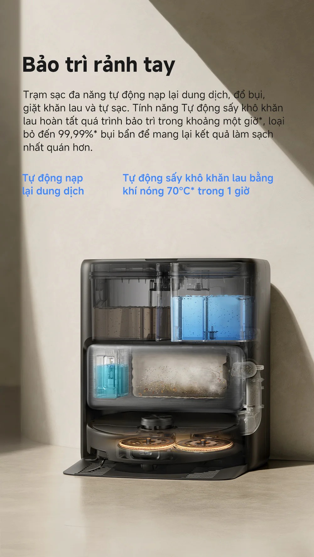 Robot hút bụi Mova P70 Pro Ultra