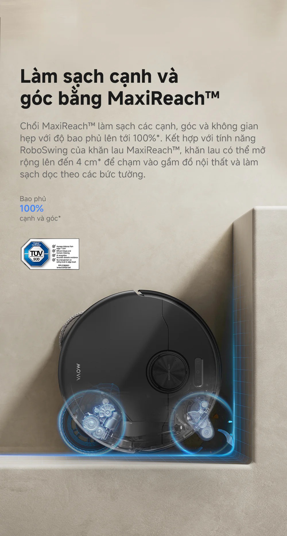 Robot hút bụi Mova P70 Pro Ultra