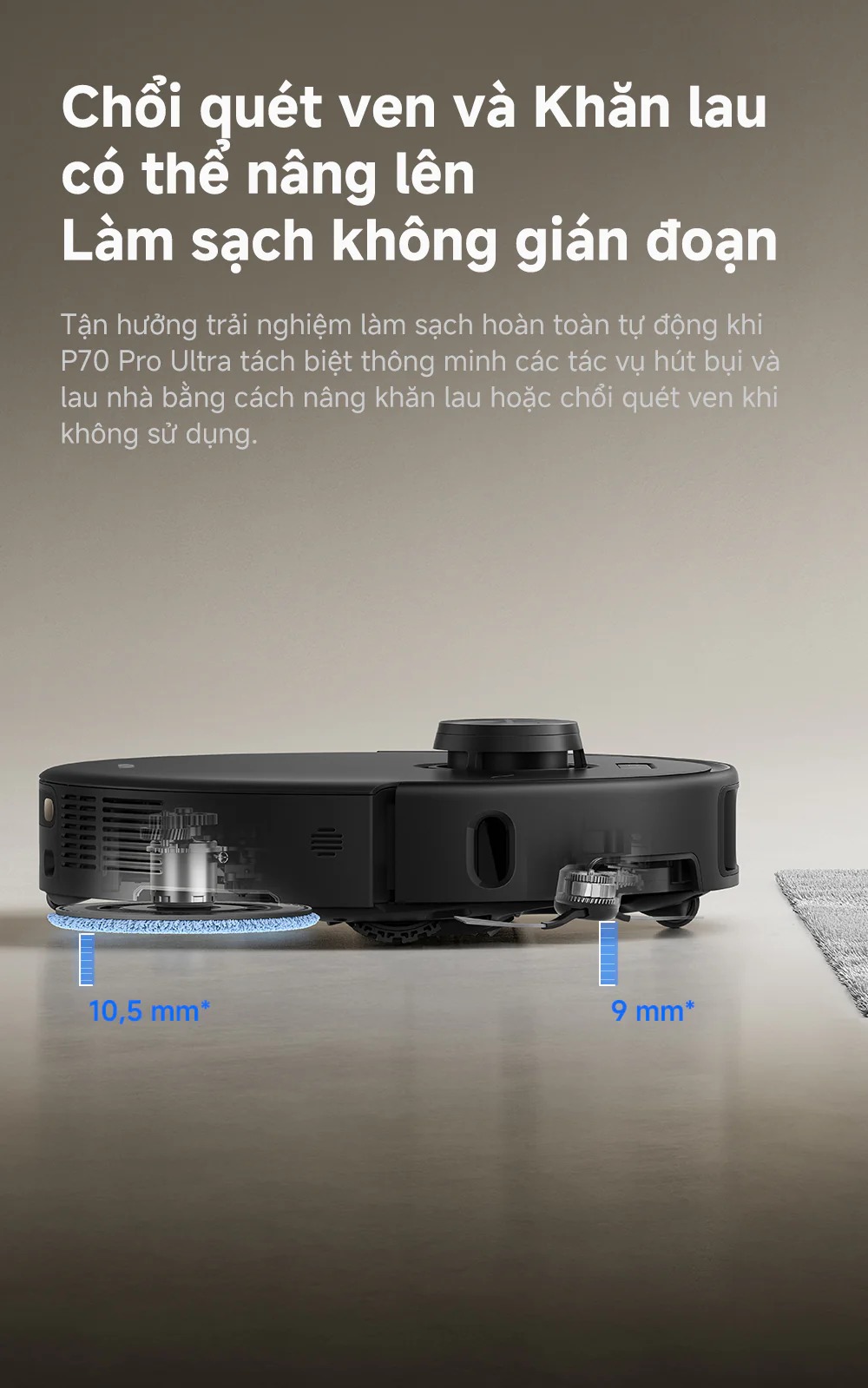 Robot hút bụi Mova P70 Pro Ultra