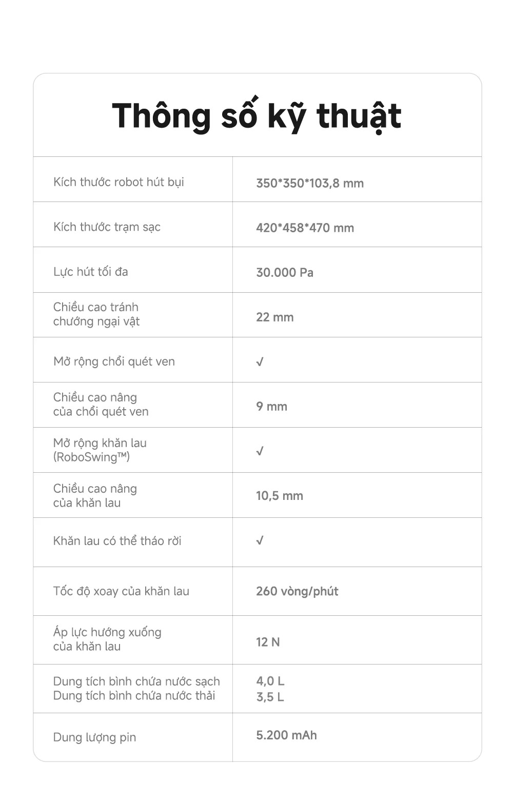 Robot hút bụi Mova P70 Pro Ultra