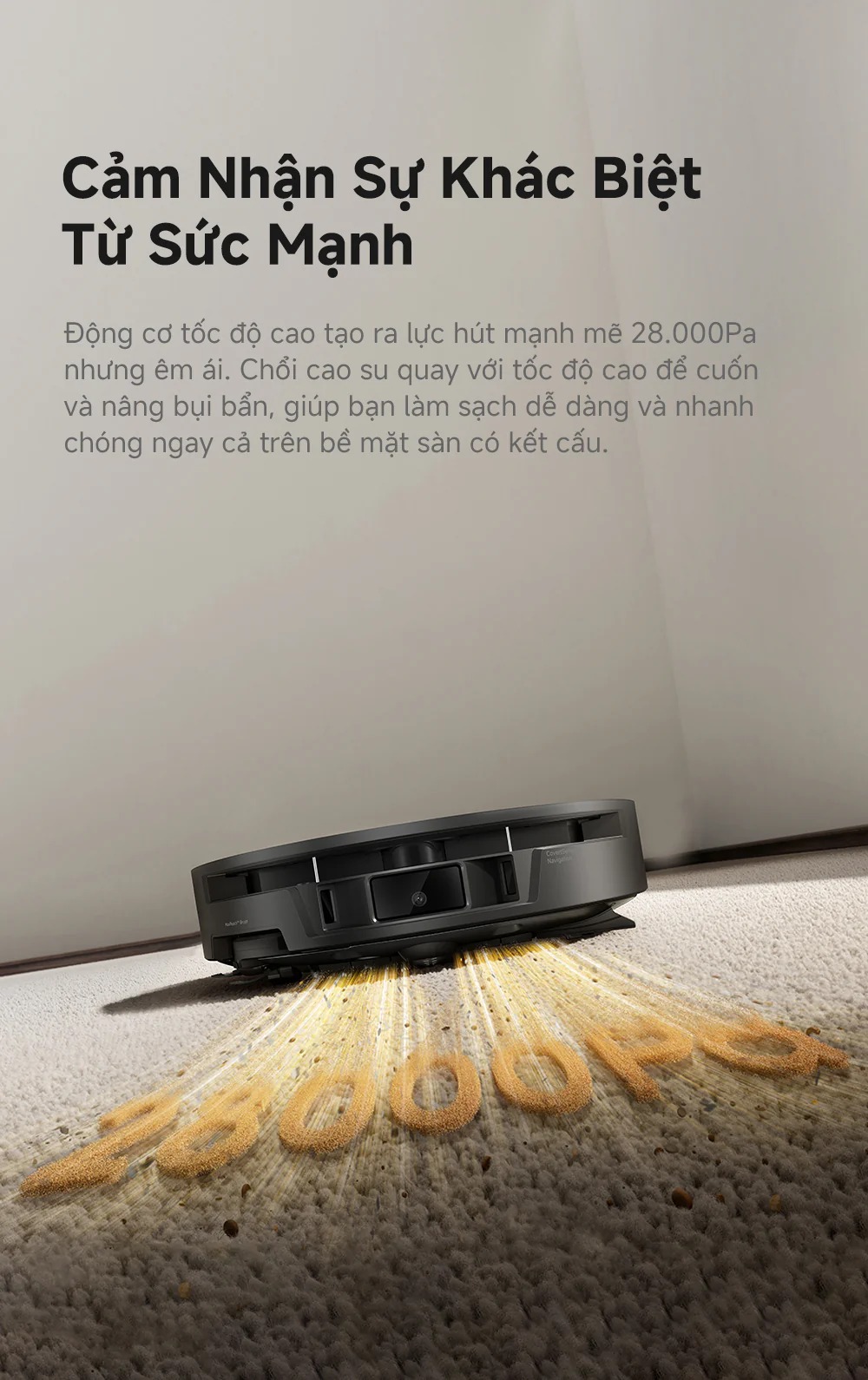 Robot hút bụi Mova S70 Roller