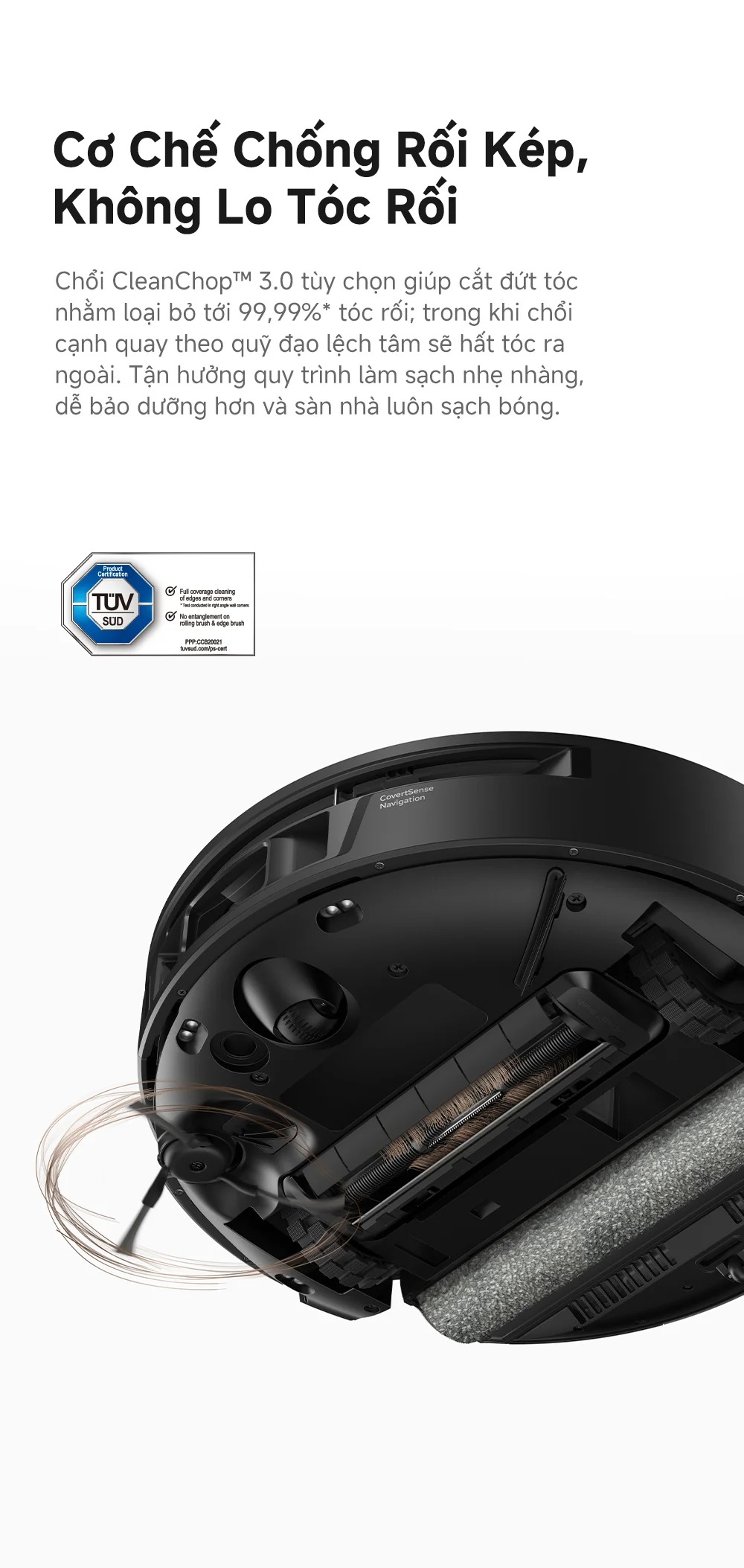 Robot hút bụi Mova S70 Roller