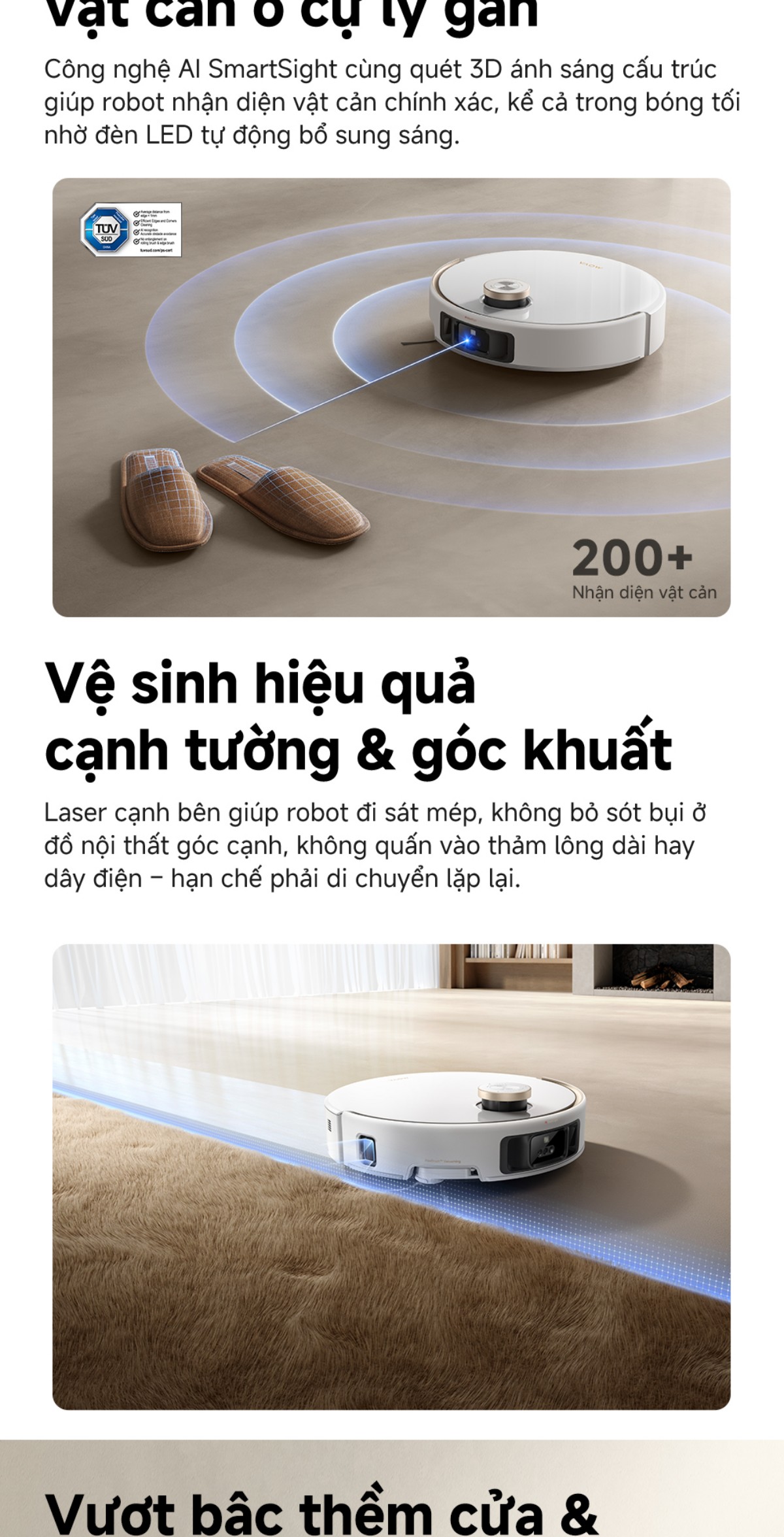 Robot hút bụi Mova V50 Ultra