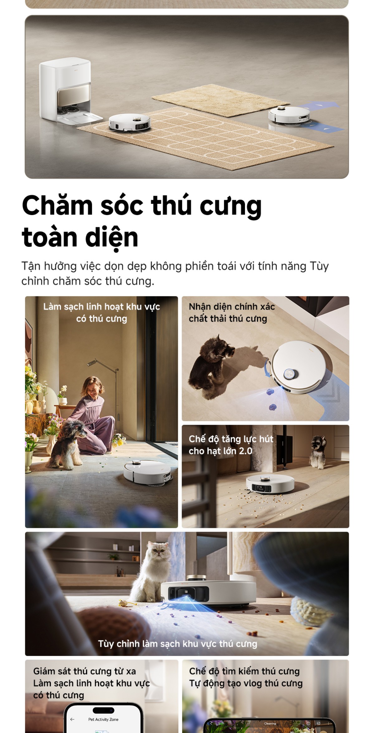 Robot hút bụi Mova V50 Ultra