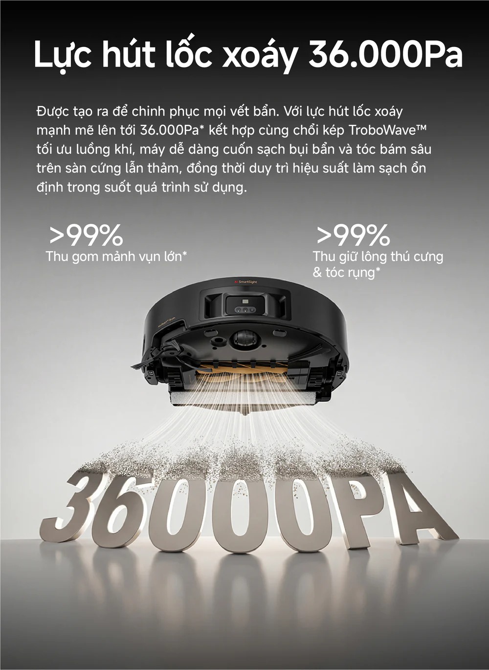Robot hút bụi Mova Z70 Ultra Roller