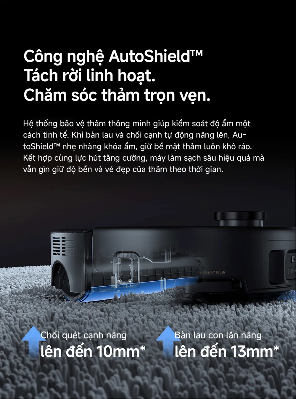 Robot hút bụi Mova Z70 Ultra Roller