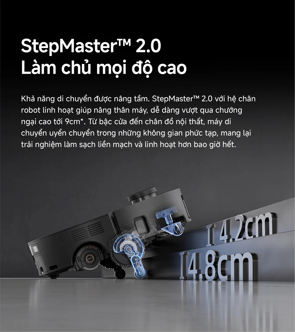Robot hút bụi Mova Z70 Ultra Roller